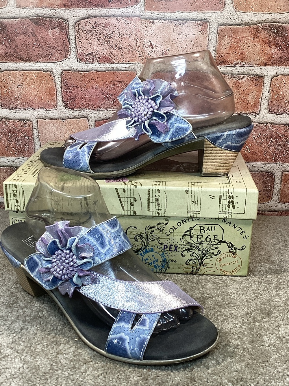 L’Artiste by Spring Step Cassana womens slide sandals size 41 eu size 9.5-10
